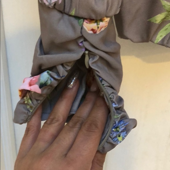 NEW!   MOCHA FLORAL JACKET - Picture 6 of 7